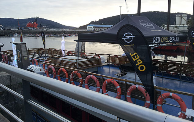 Tour por la ría de Ferrol para red Opel