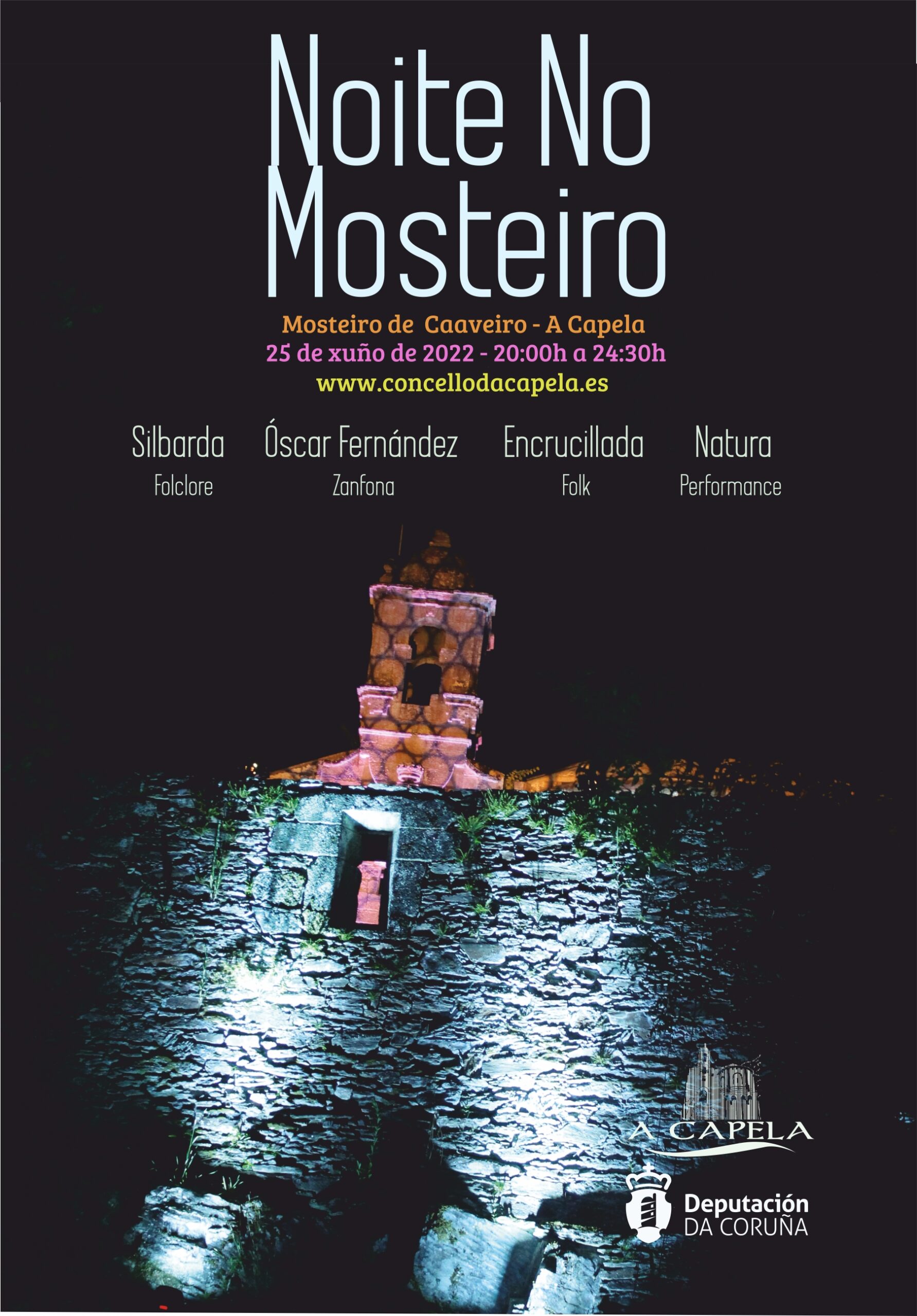 Noite no Mosteiro de Caaveiro 2022